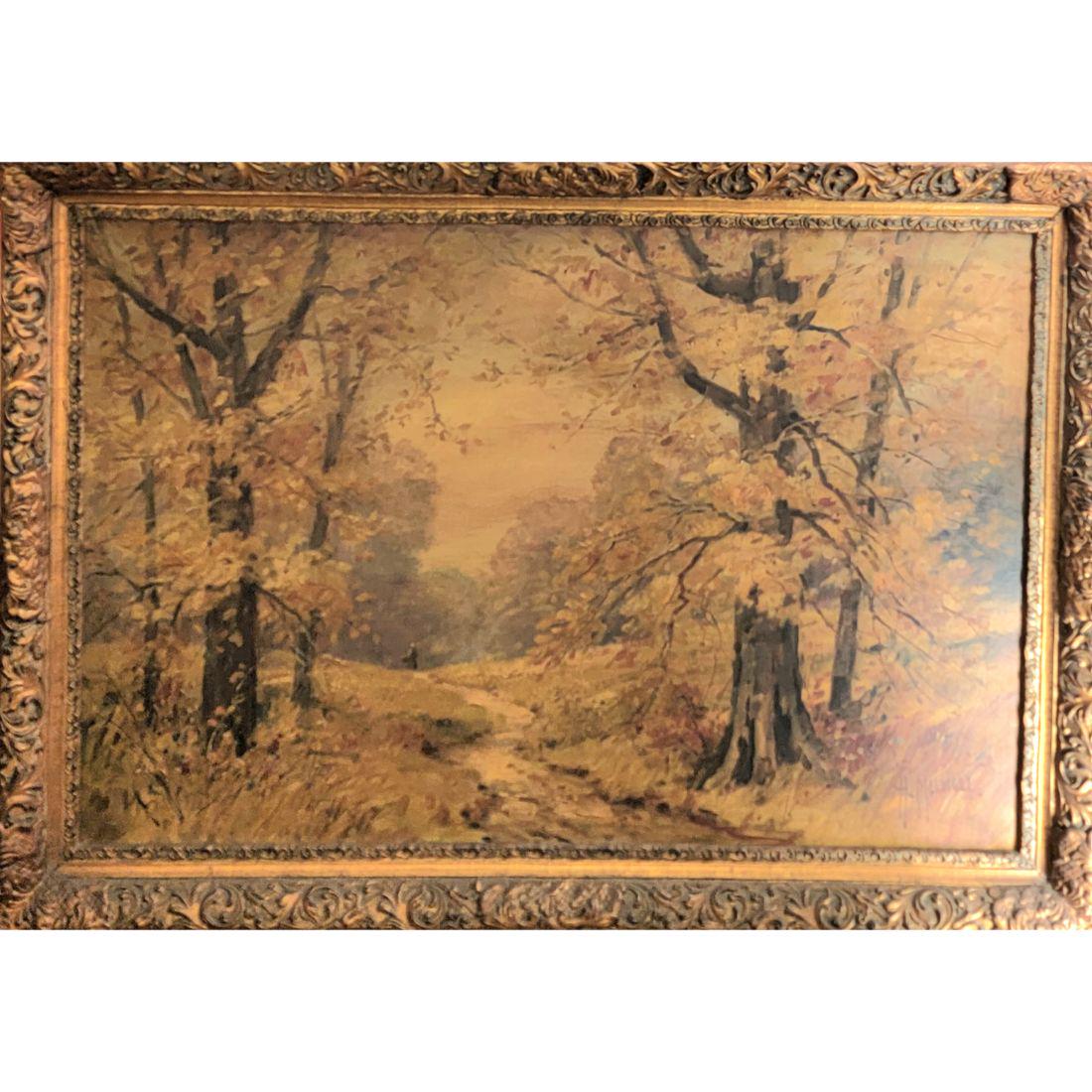 British School O/C Landscape Painting H Melville (1 of 12)