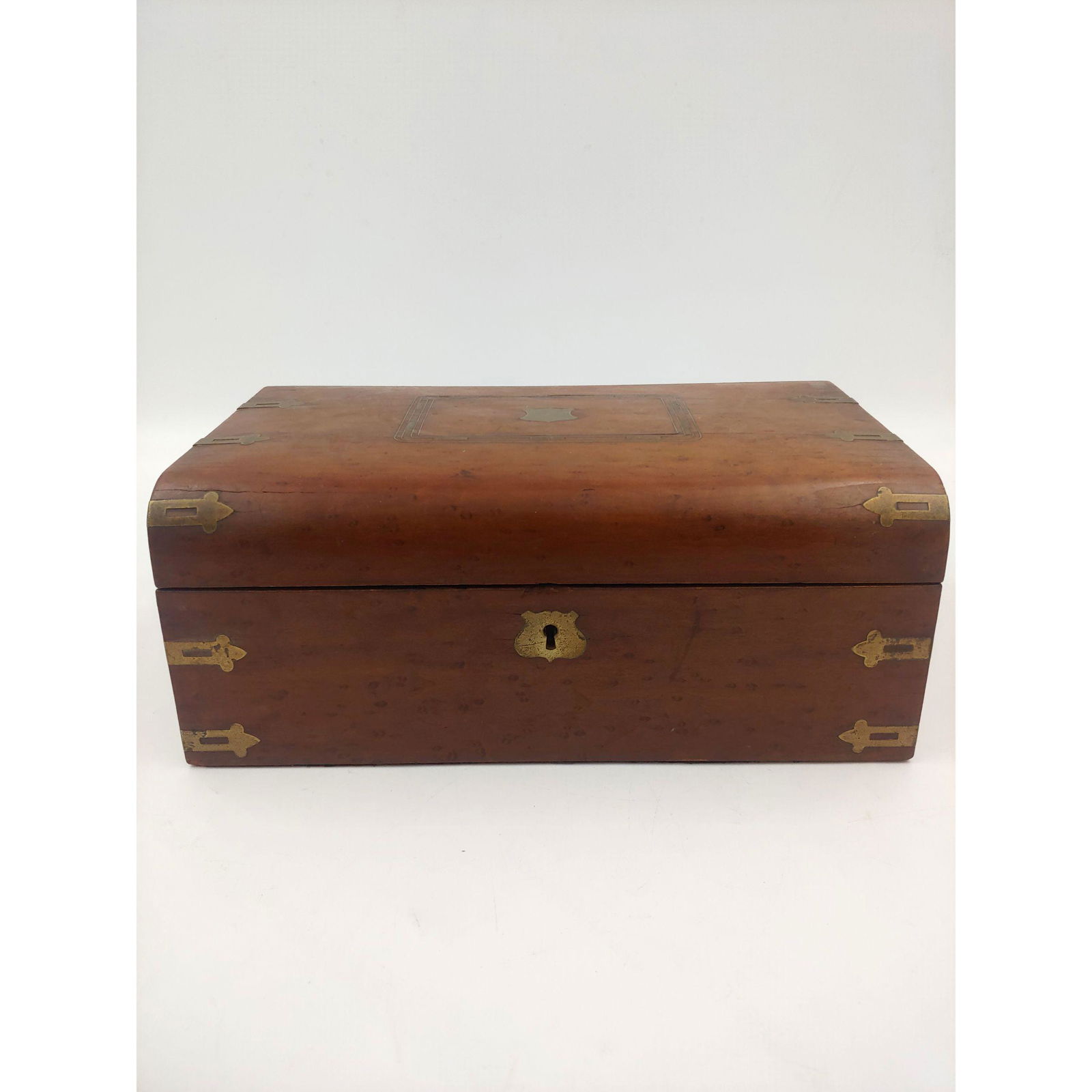 Mid 19th Century Burl Wood Travel Desk (1 of 10)