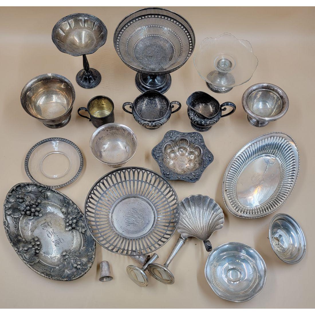 Estate Grouping Of Sterling Silver Pieces 2457 Solid Grams (1 of 8)