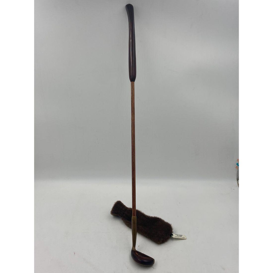 Vintage Wood Wand Putter: Vintage Wood Wand Putter. Measures 35 1/2" long From The Private Collection Of Bobby Goldsboro, Musician And Artist. https://www.bobbygoldsboro.com/home.cfm. Bobby Goldsboro's career has been a remark