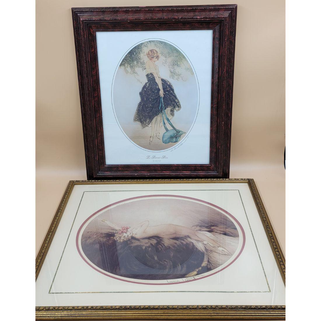 Lot Of 2 Vintage Louis Icart Lithographs (1 of 15)