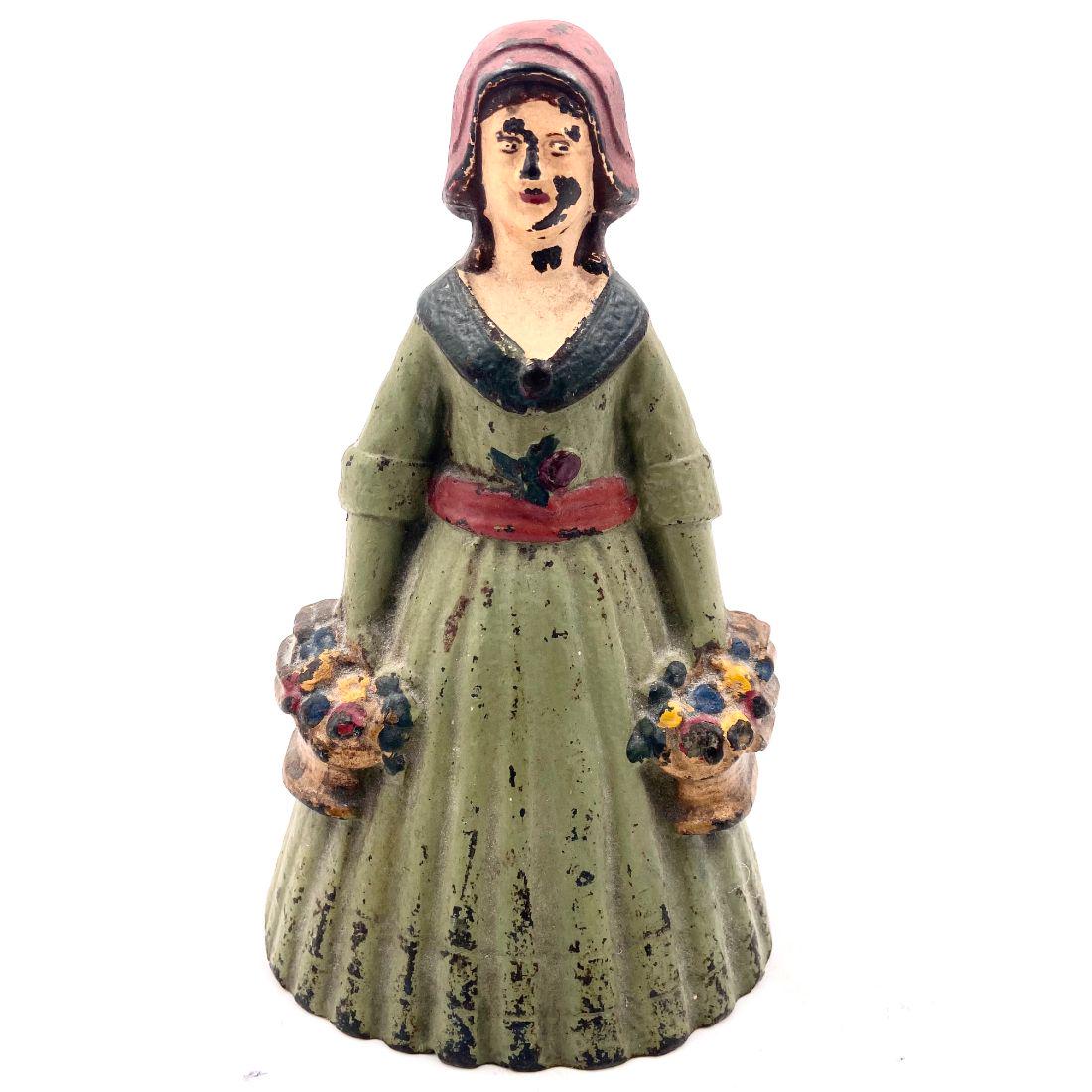 Antique Cast Iron Doorstop: Antique Cast Iron Doorstop, Measures 8" x 4 3/4". Comes from a Central Florida Estate. Please carefully read our terms of sale, shipping information, and request any condition reports or photos prior 