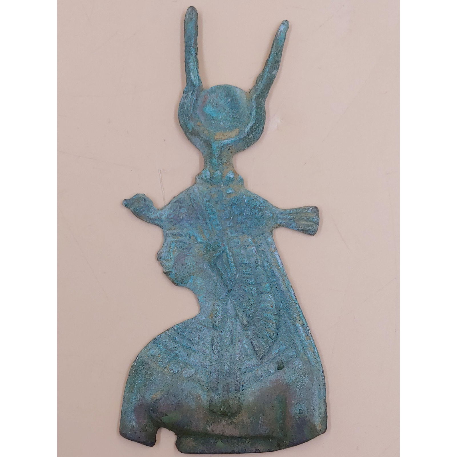 Egyptian Bronze Profile of Isis (1 of 7)
