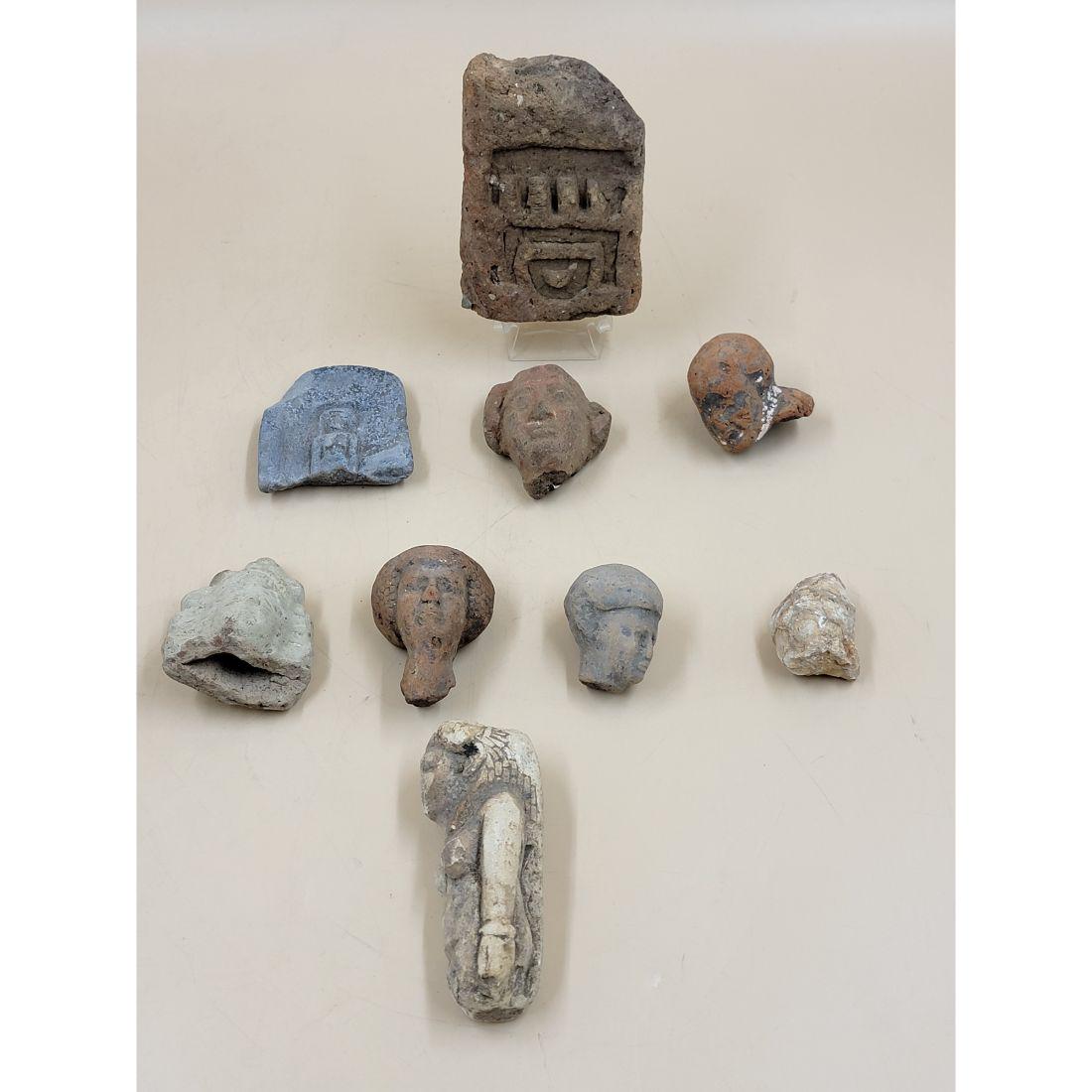 Grouping Of 9 Ancient & Old Pottery Fragments Asian Chinese Roman (1 of 20)