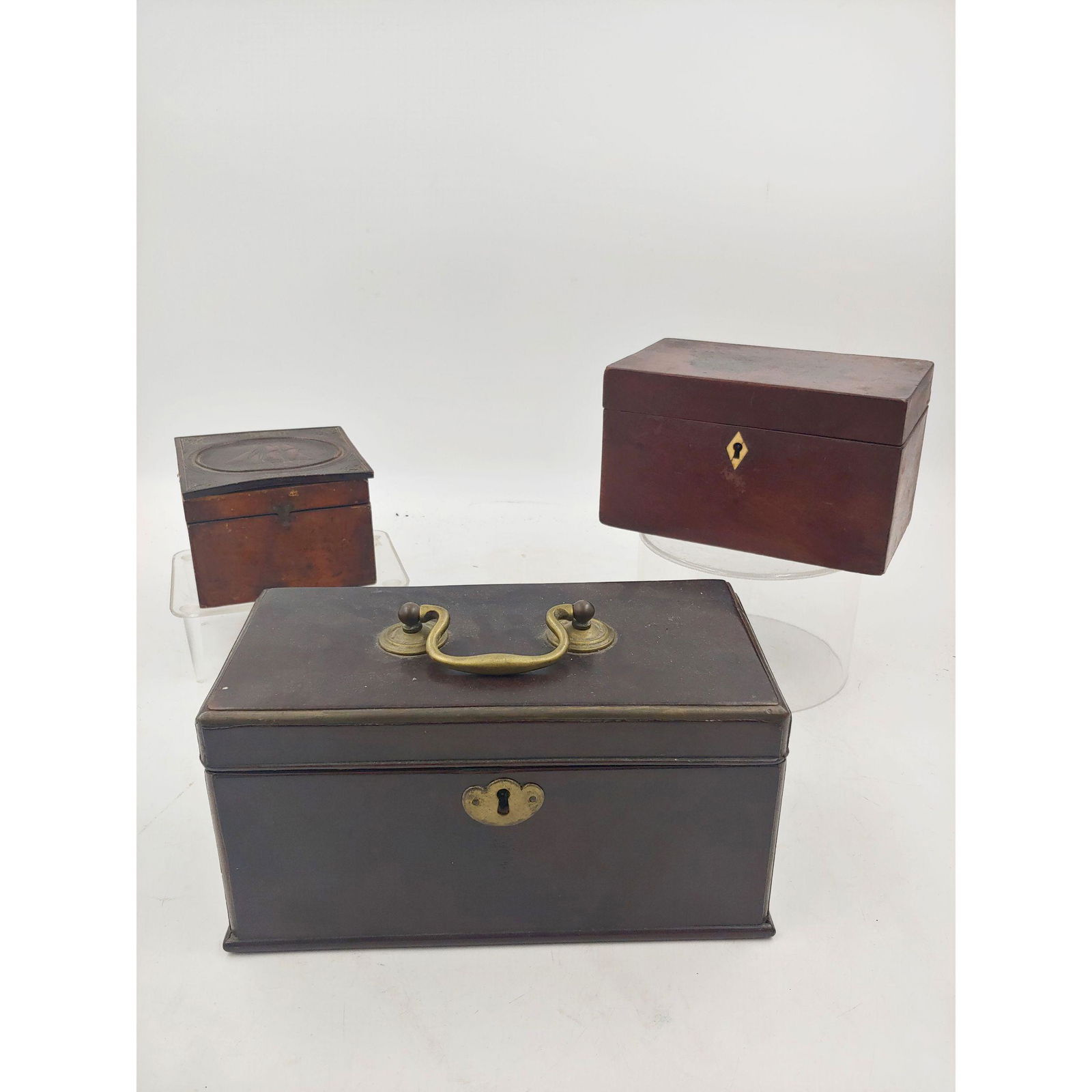 Pair of Travel Boxes & Pocket Watch Box (1 of 15)