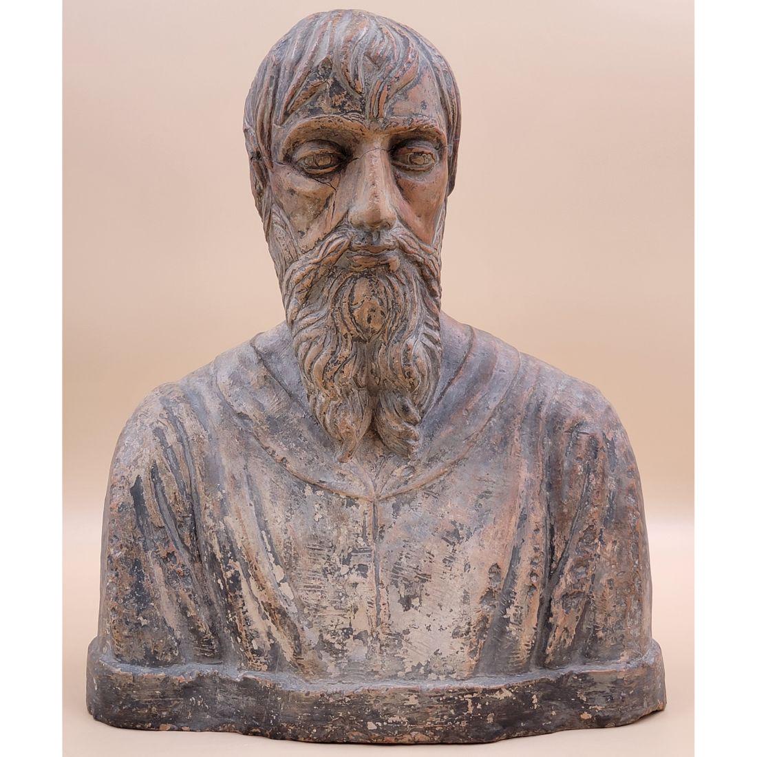 Italian Attributed To Agnolo di Polo dei Vetri 1470-1528 Bust Of St Luke ? (1 of 20)