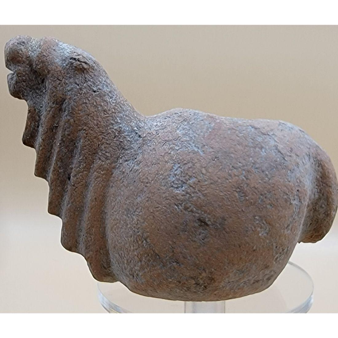 Early Authentic Antique Inca Terra Cotta Canopa Circa 1400-1532 AD: Early Antique Inca Terra Cotta Canopa. Measure 4 3/4" X 3.5". This, and many lots forthcoming were found at the massive central Florida estate of a true antiquarian who amassed his magnificent collect