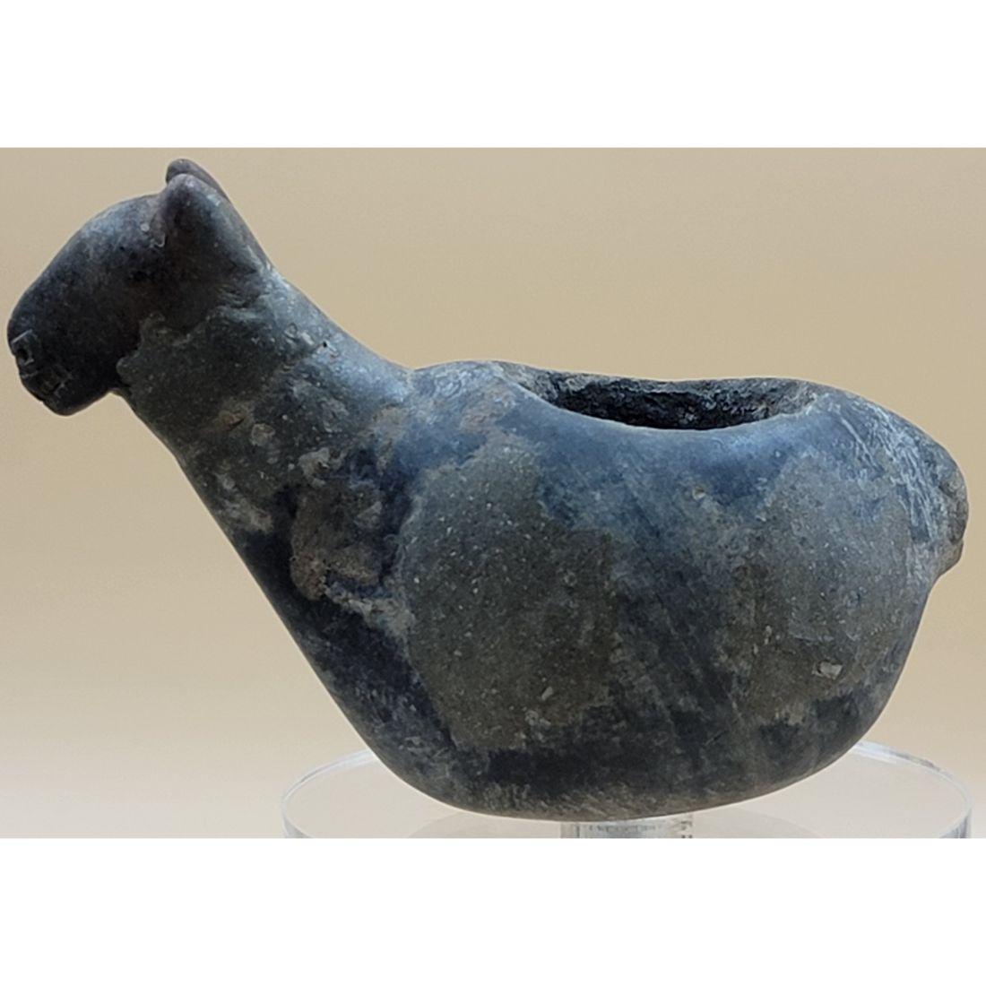 Early Authentic Antique Inca Stone Canopa Circa 1400-1532 AD (1 of 4)