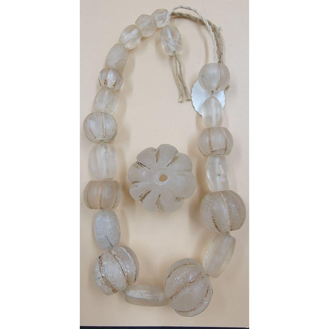 A String Of Ancient Bactrian  Quartz Beads (1 of 15)