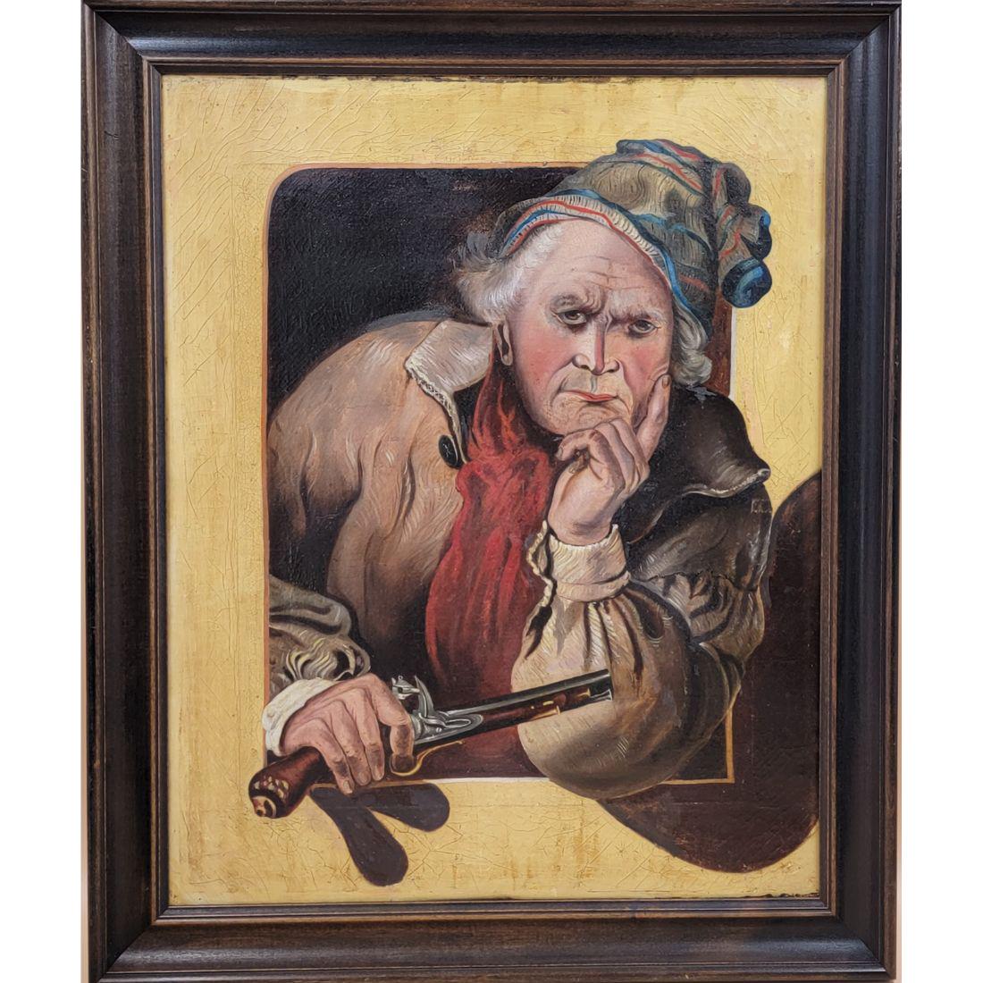 19th C O/C Portrait Painting After Henry Perlee Parker 1795-1873 (1 of 12)