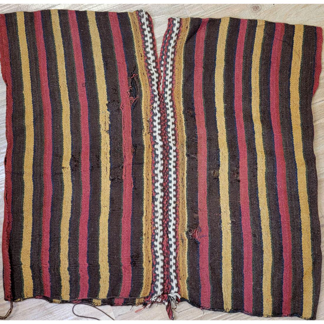 Antique Old Textile Fabric "PERU", A Hand Stitched Jacket: Antique Old Textile Fabric "PERU", A Hand Stitched Jacket. This, and many lots forthcoming were found at the massive central Florida estate of a true antiquarian who amassed his magnificent collection