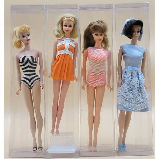 Lot - (4) Mod Barbies including (1) Mod Barbie has a different