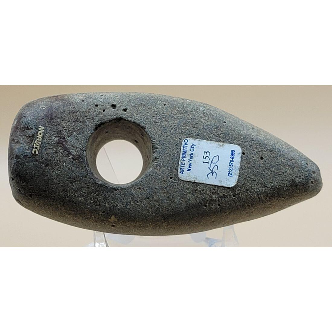 Artifact, Danish Stone Axe: Danish Stone Axe. Measure 4 3/4" Long. This, and many lots forthcoming were found at the massive central Florida estate of a true antiquarian who amassed his magnificent collection over a lifetime spe