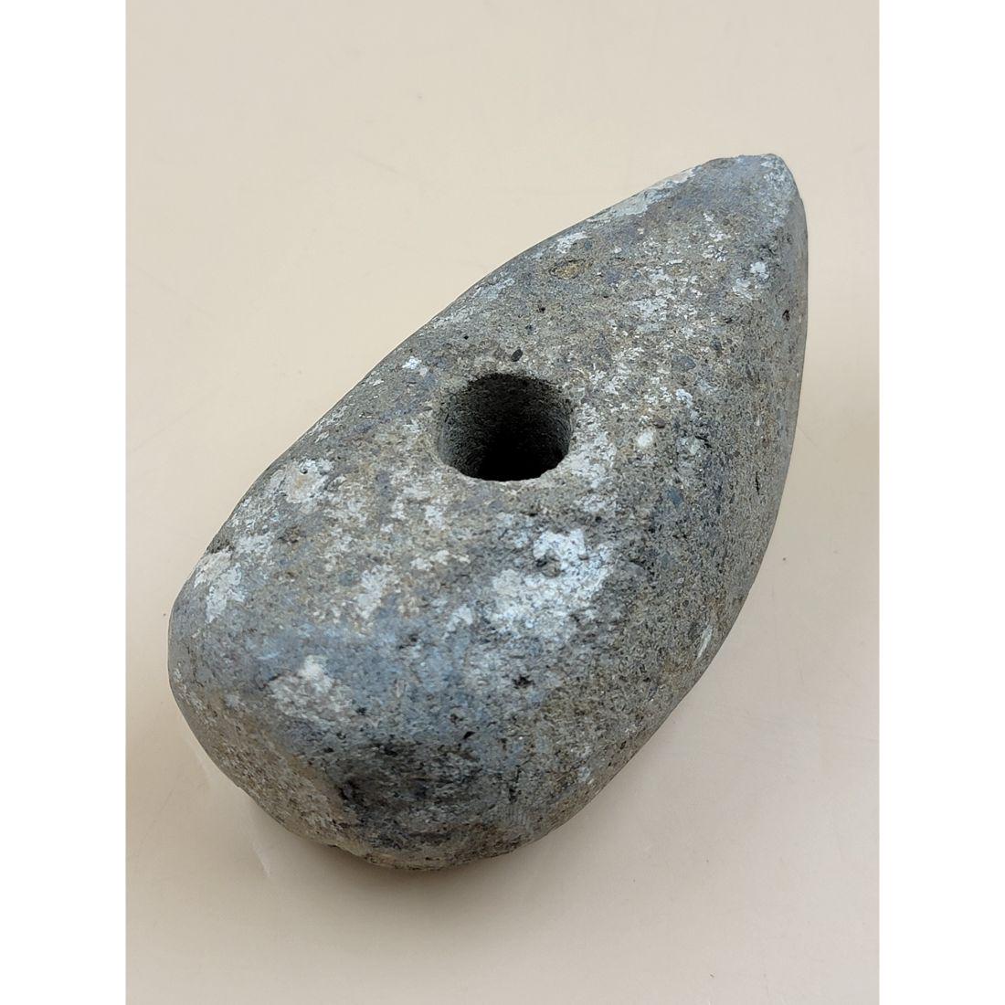 Artifact, Danish Stone Axe: Danish Stone Axe. Measure 5" Long. This, and many lots forthcoming were found at the massive central Florida estate of a true antiquarian who amassed his magnificent collection over a lifetime spent i