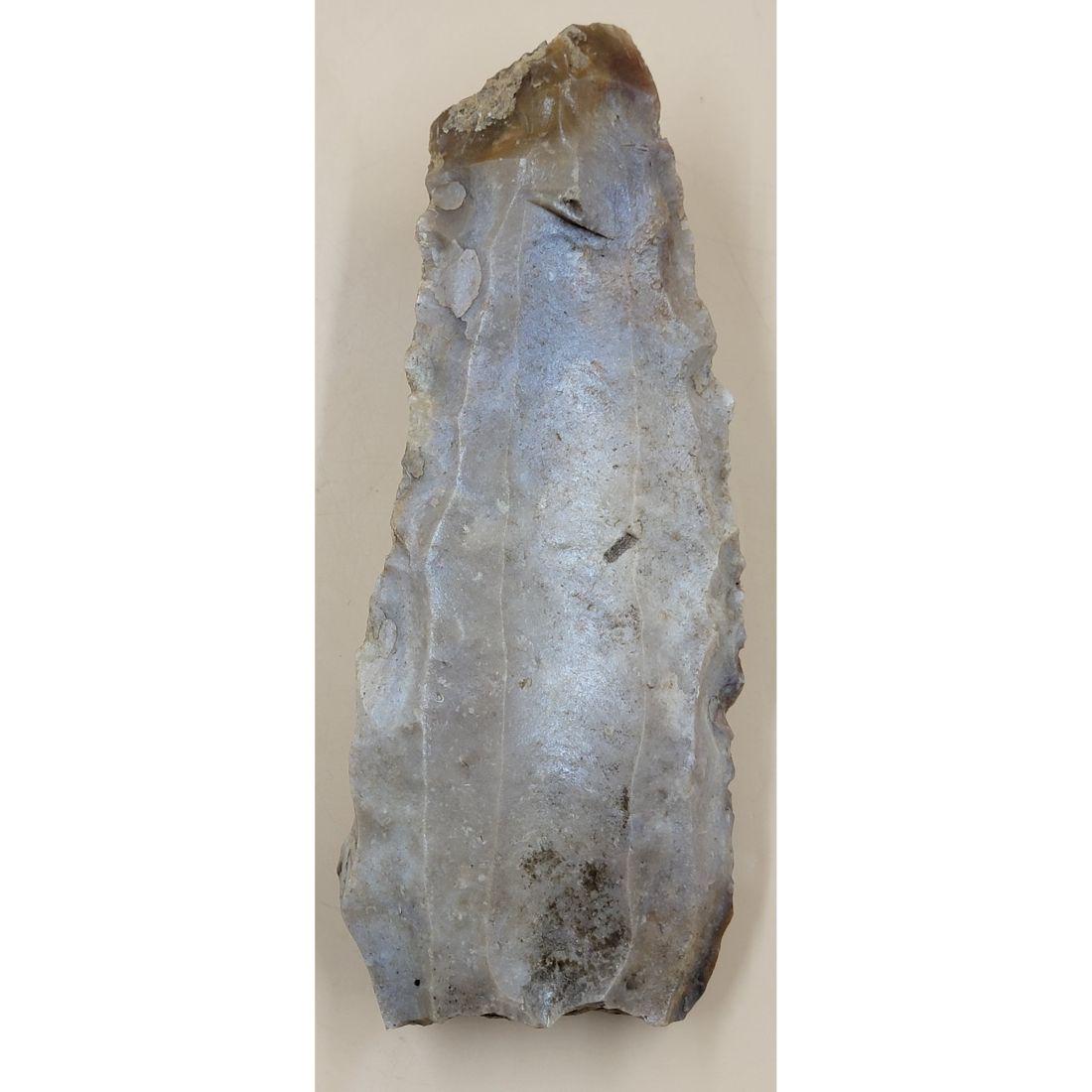 Artifact, Neolithic Stone Tool: Artifact, Neolithic Stone Tool. Measure 10.5". This, and many lots forthcoming were found at the massive central Florida estate of a true antiquarian who amassed his magnificent collection over a life