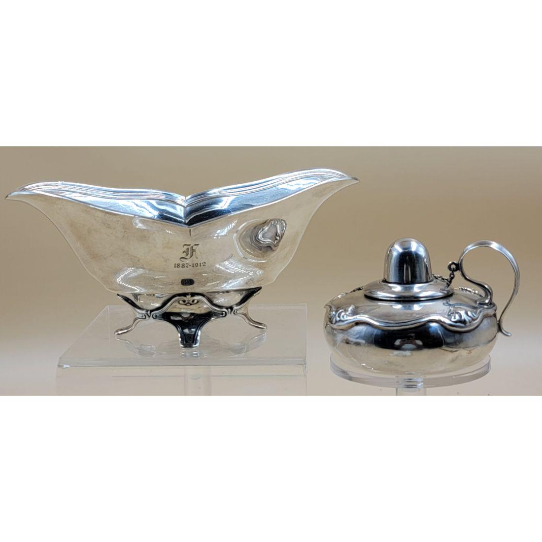 Lot Of 2 Sterling Silver Pieces, A Tiffany & Co Bowl &  Burner 315 Grams (1 of 12)