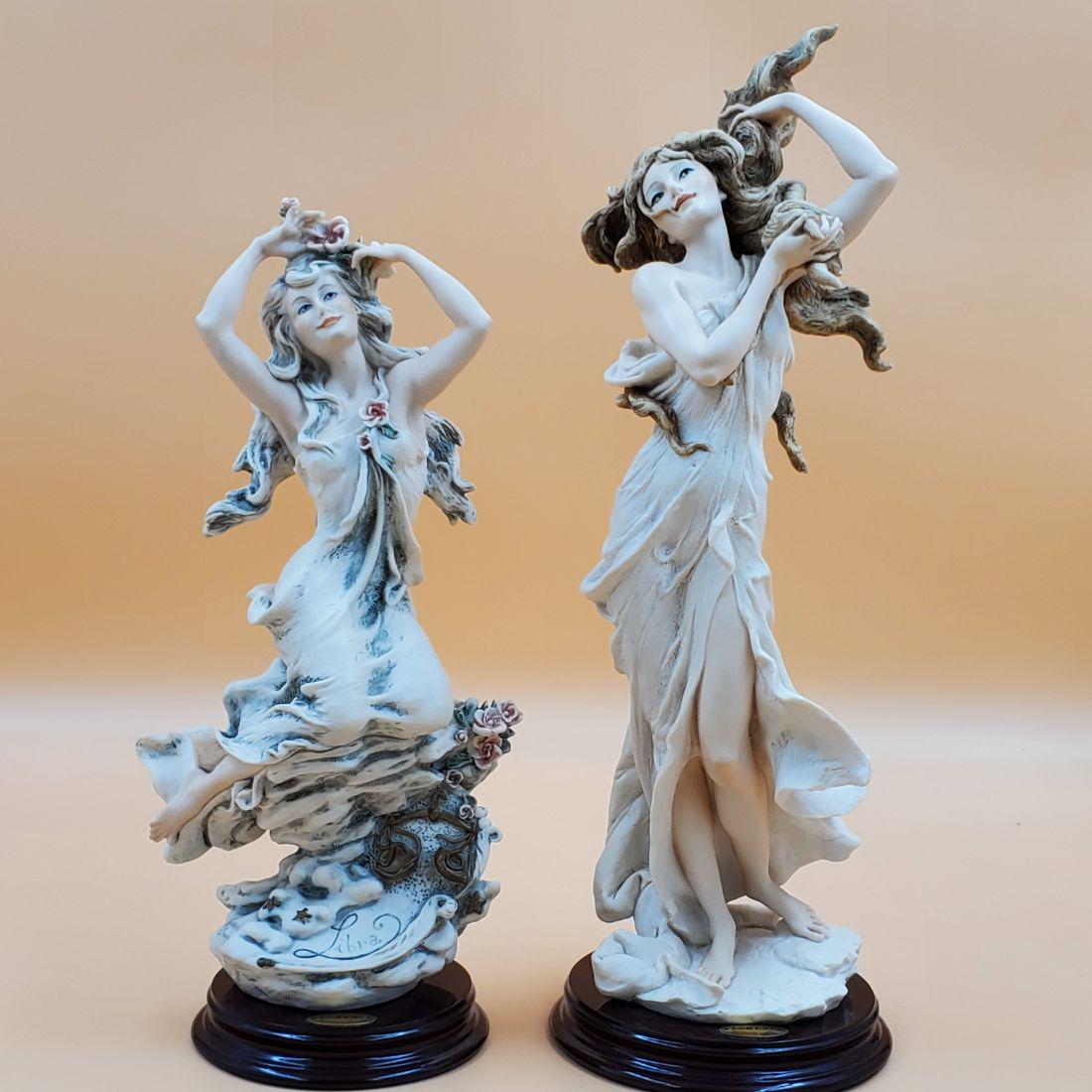 Giuseppe Armani Figurines: Libra & Sea Breeze: Giuseppe Armani Figurines: Libra & Sea Breeze. Both measures 13" & 15" Tall. Please carefully read our terms of sale, shipping information, and request any condition reports or photos prior to placing
