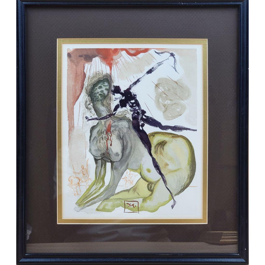 Original Salvador Dali Colored Woodcut? Purchased In France 1970's (1 of 17)