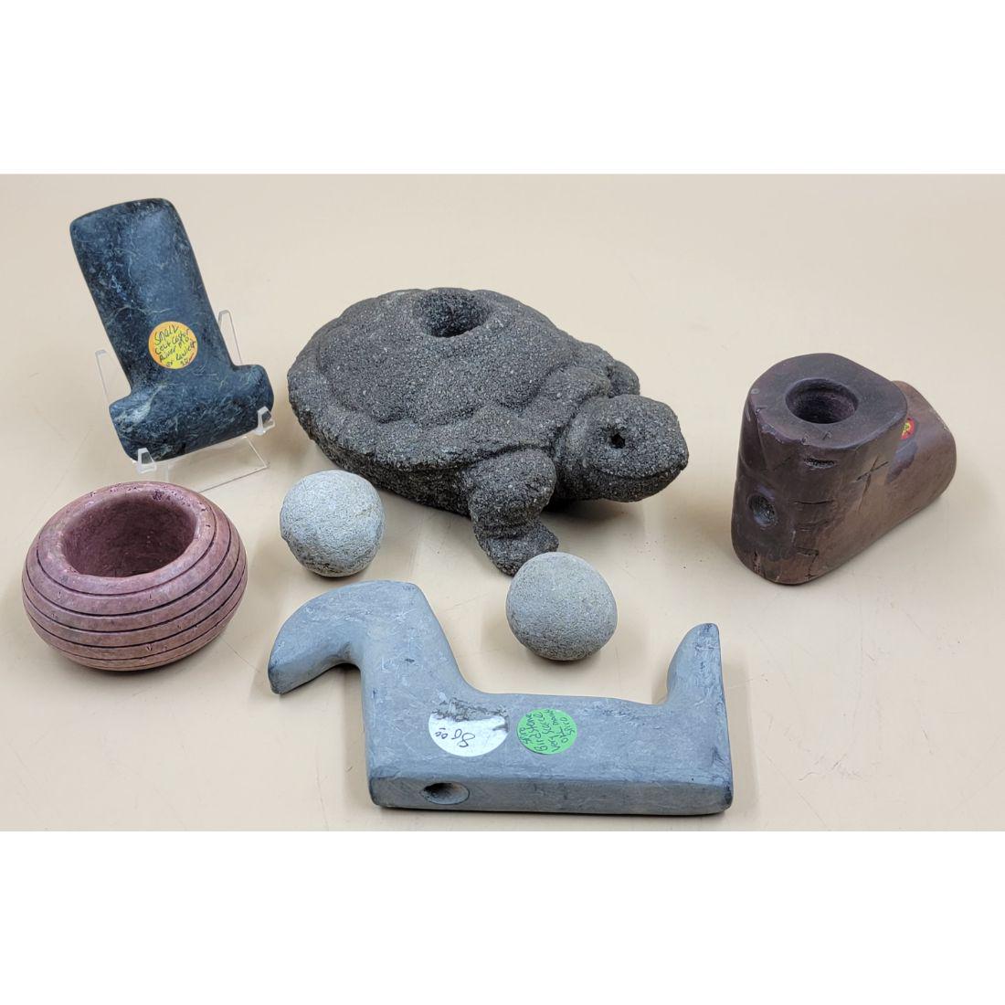 Grouping Of Stone Artifacts Age Unknown (7 Pieces) (1 of 18)