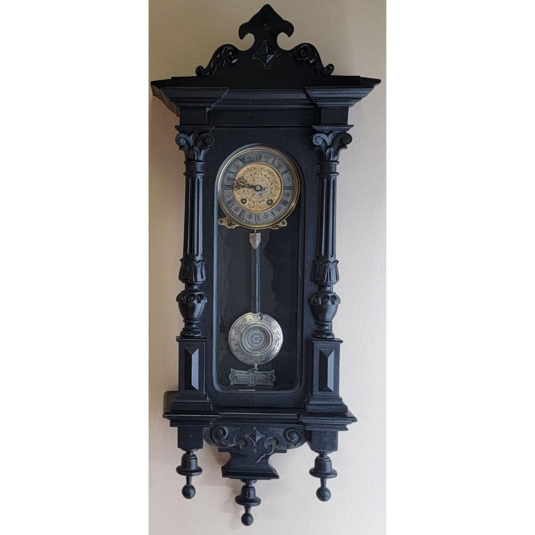 A Vienna Regulator Wall Clock, Lenzkirch Spring Driven Clock (1 of 14)