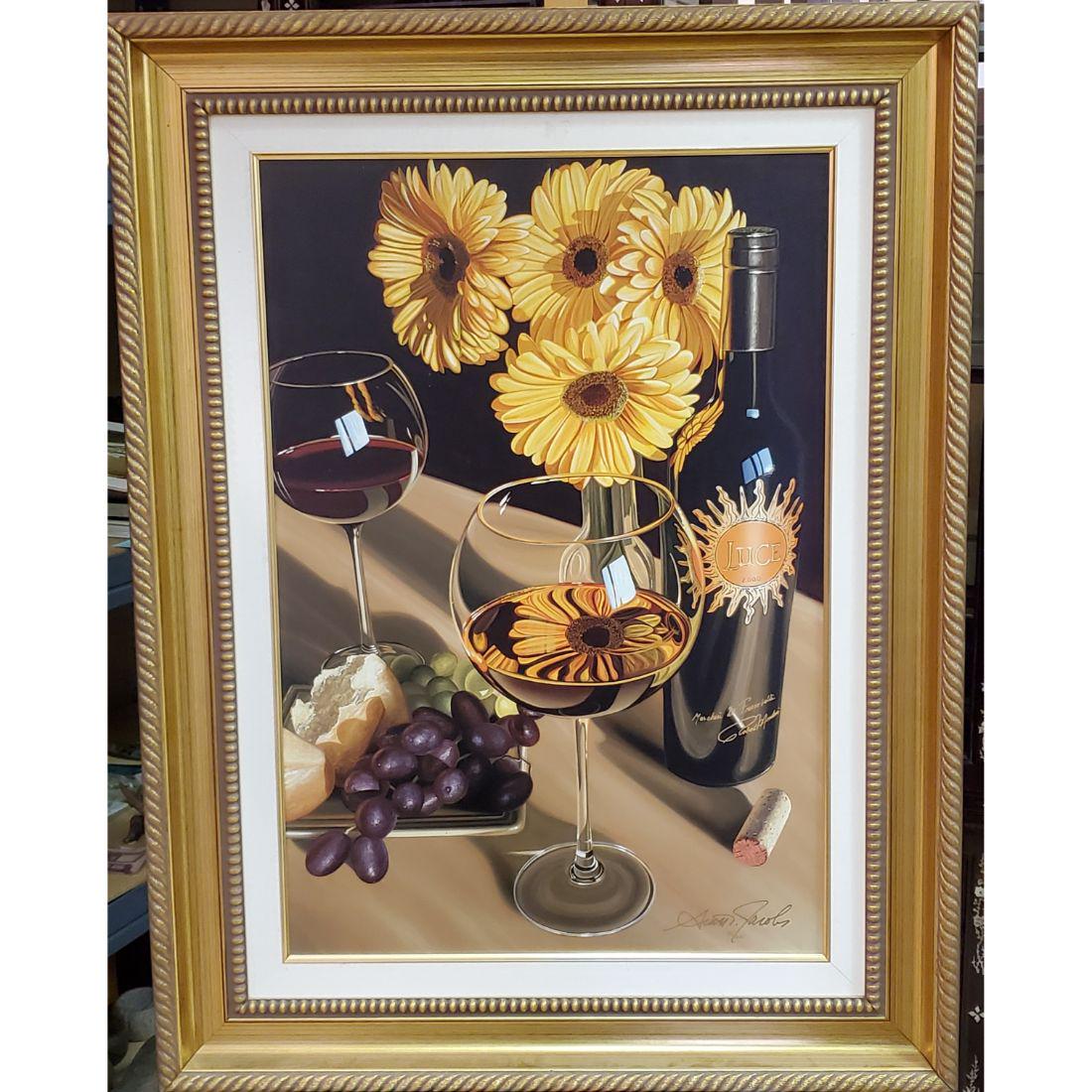 Signed Scott Jacobs Giclee on Canvas "Luce" (1 of 4)