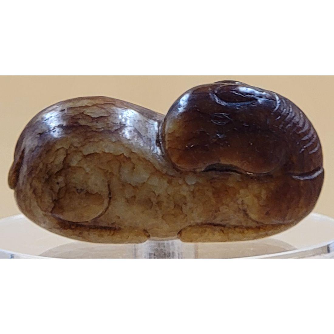 A Carved Chinese Jade Horse Early Carving (1 of 18)