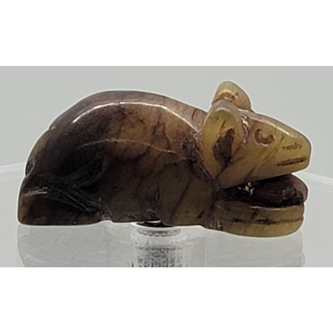 Old Chinese Jade Pendant Carving Of A Rat (1 of 11)