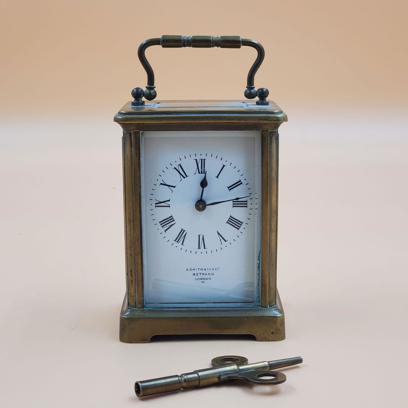 English Carriage Clock by S. Smith & Sons, London (1 of 8)