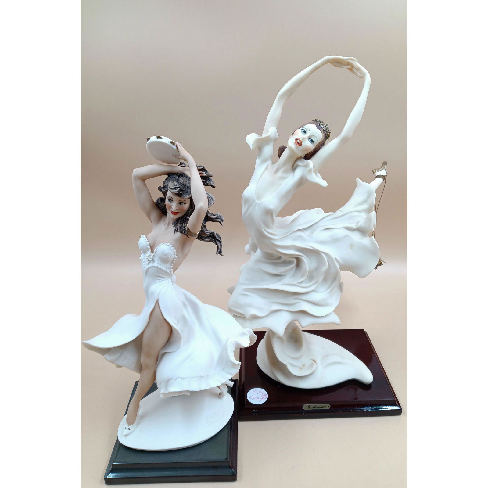 Lot Of 2 Giuseppe Armani Figurines: Gipsy Queen 1453F And An Arabesque Ballerina (1 of 19)