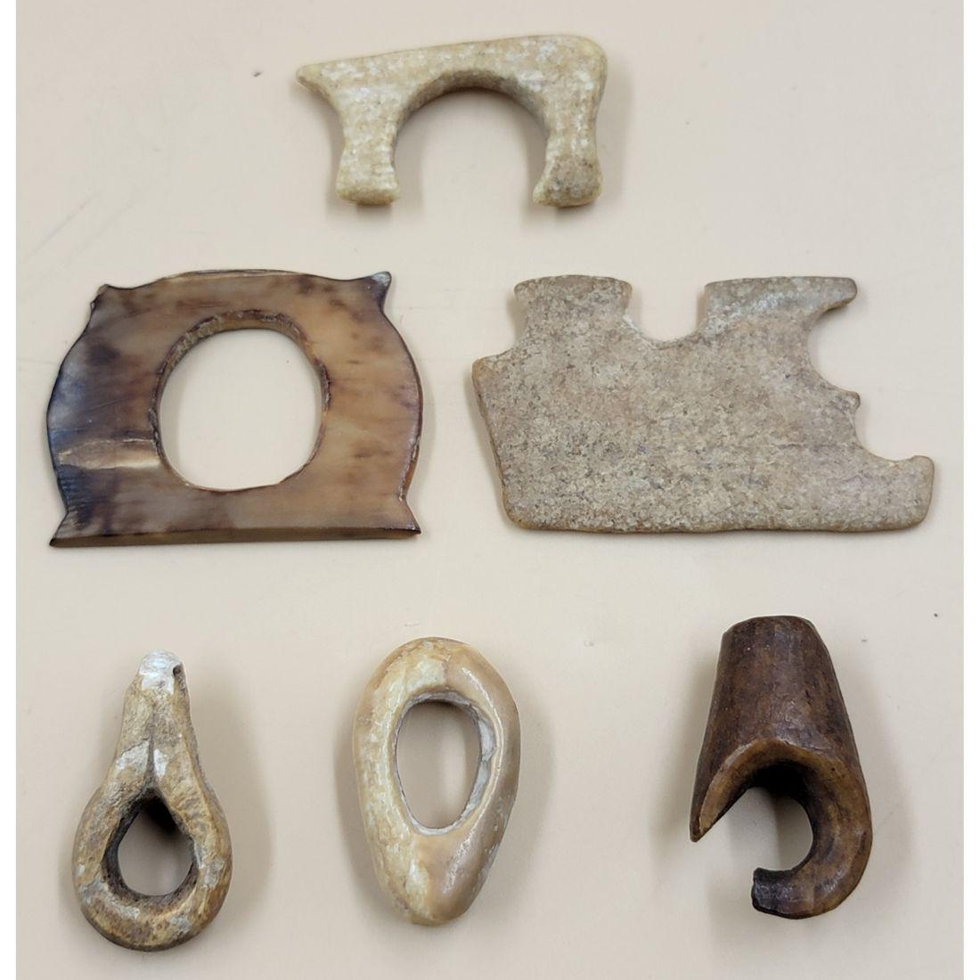 Lot Of 6 Early Eskimo Inuit Implements (1 of 17)