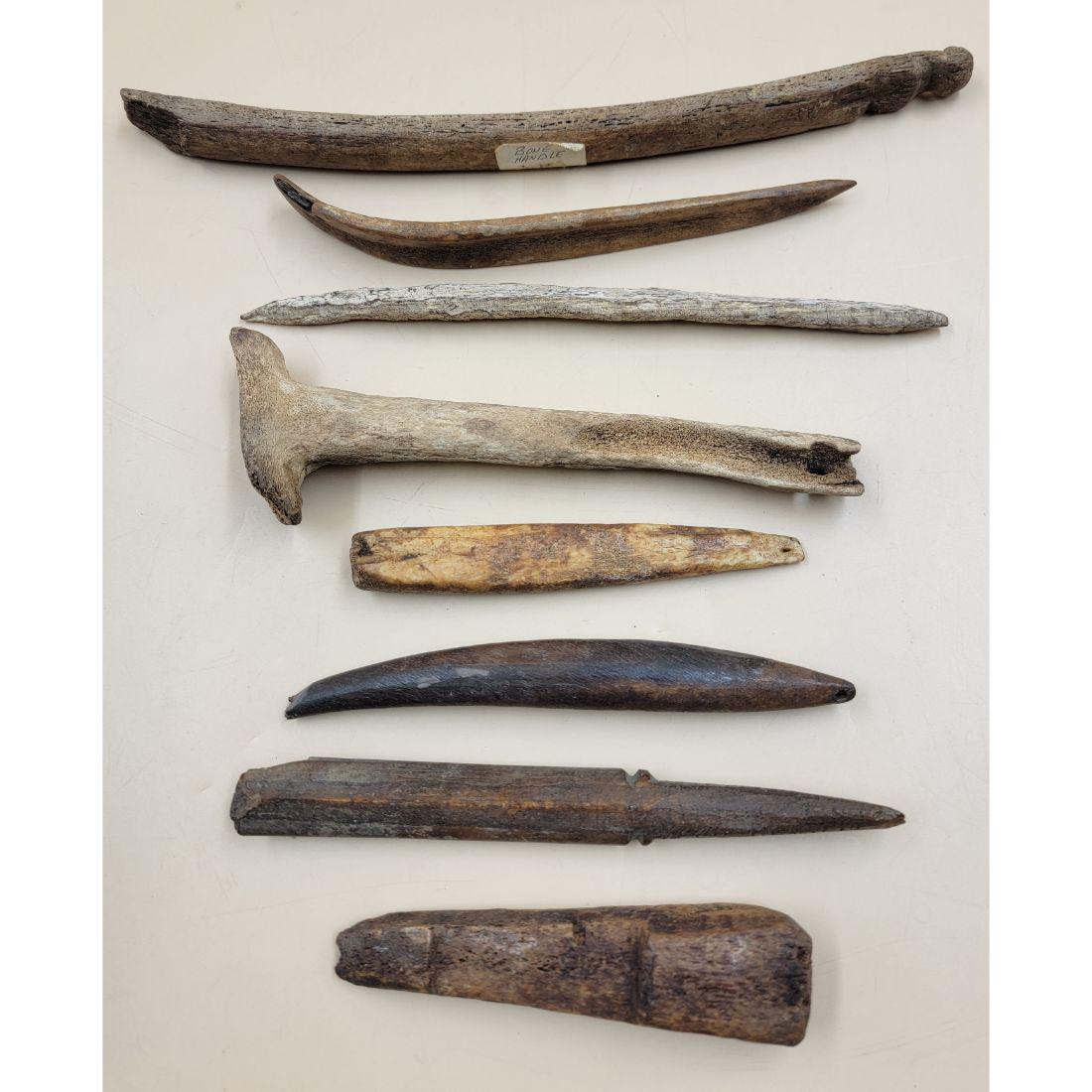 Antique Alaskan / Inuit Implements / Tools Some Probably Pre Contact (8Pcs) (1 of 20)