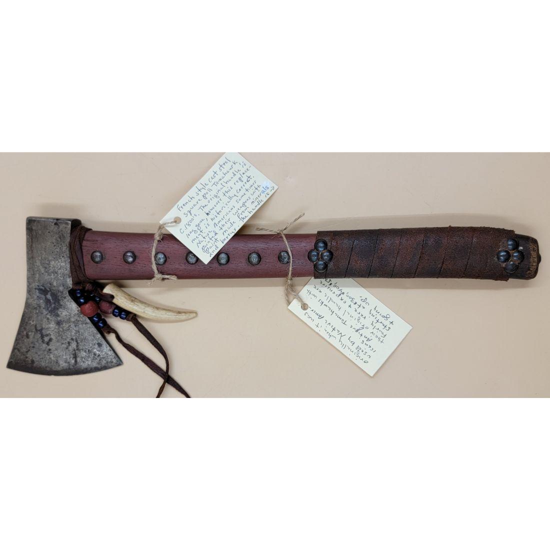 Hand Forged Square Poll  Native American Tomahawk (1 of 19)