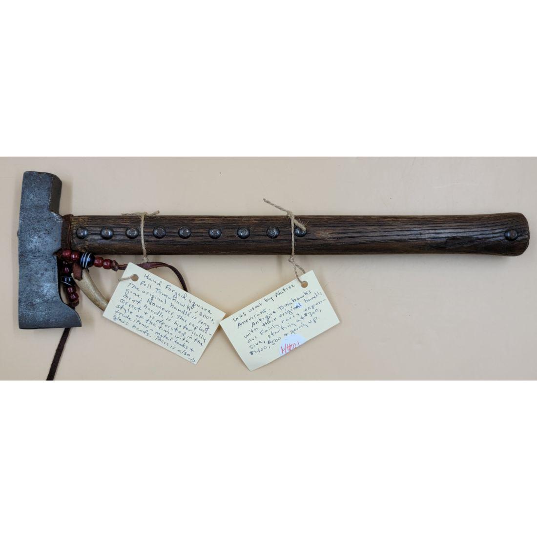 Hand Forged Square Poll Native American Tomahawk (1 of 17)