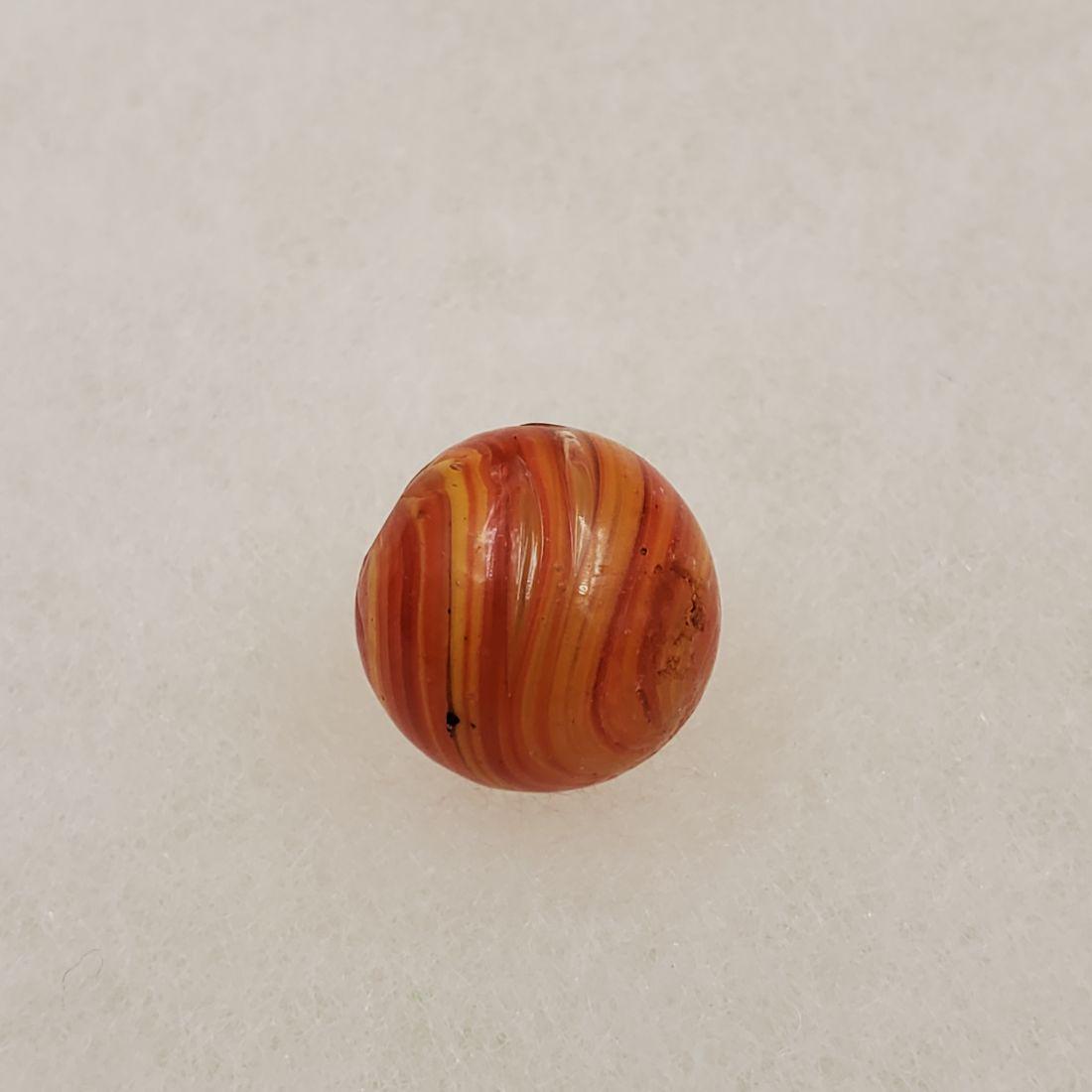 Marble: Pee-Wee Handmade Joseph Coat Swirl, 13.3mm: Marble: Pee-Wee Handmade Joseph Coat Swirl, 13.3mm. Unusual Colors Used, Blue, Red, Orange. Please carefully read our terms of sale, shipping information, and request any condition reports or photos p