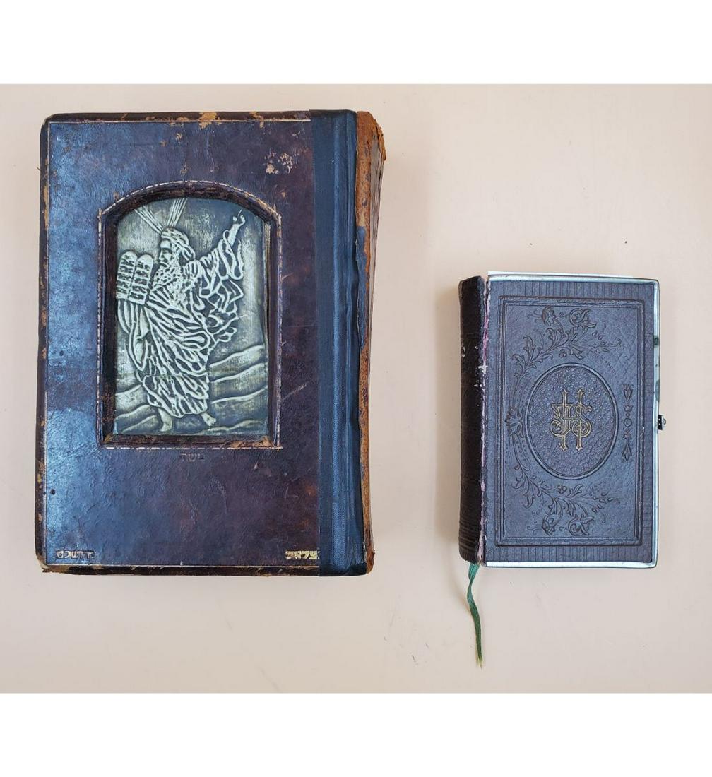 Pair of Religious Text, Hebrew & Polish Communion Bible (1 of 11)