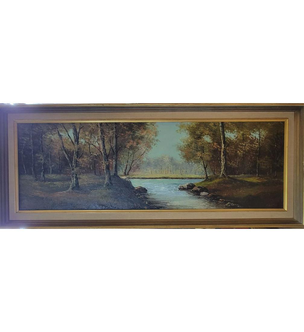 Signed Joseph Glotzer, American 1914-2007 Landscape Painting Probably Cape Cod Area (1 of 10)