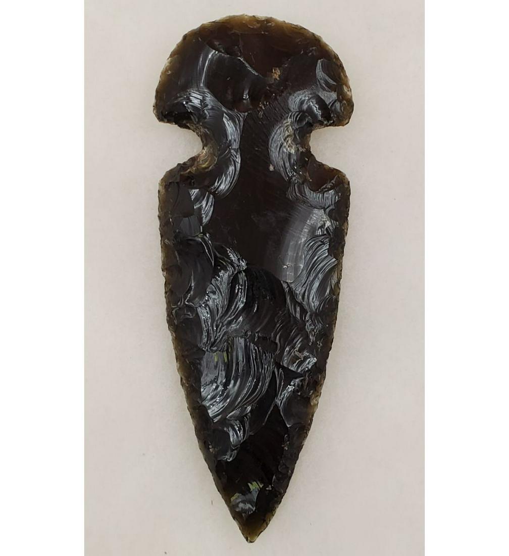 5 1/4" Obsidian Arrowhead (1 of 5)