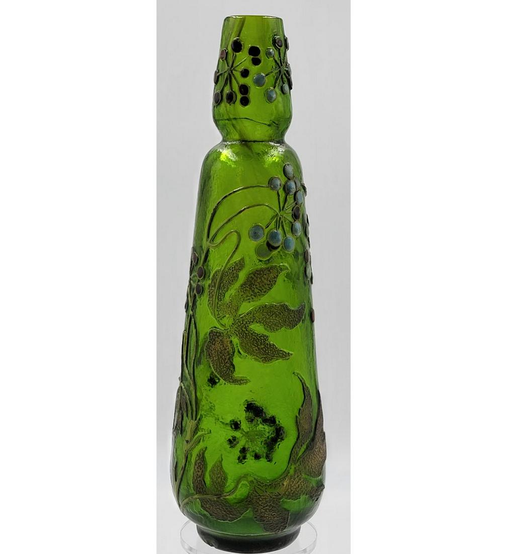 Signed Emile Galle Vase 19th Century Hard To Find Piece (1 of 19)