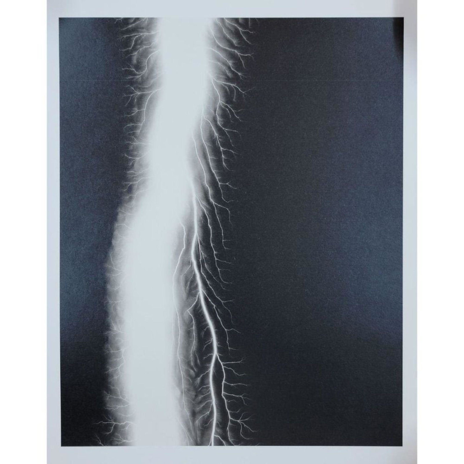Hiroshi Sugimoto Lightning Field 2008 Offset Lithograph: Hiroshi Sugimoto Lightning Field 2008 Offset Lithograph. Measure 8 3/4" X 11.5". From An Arizona Estate. Please carefully read our terms of sale, shipping information, and request any condition report