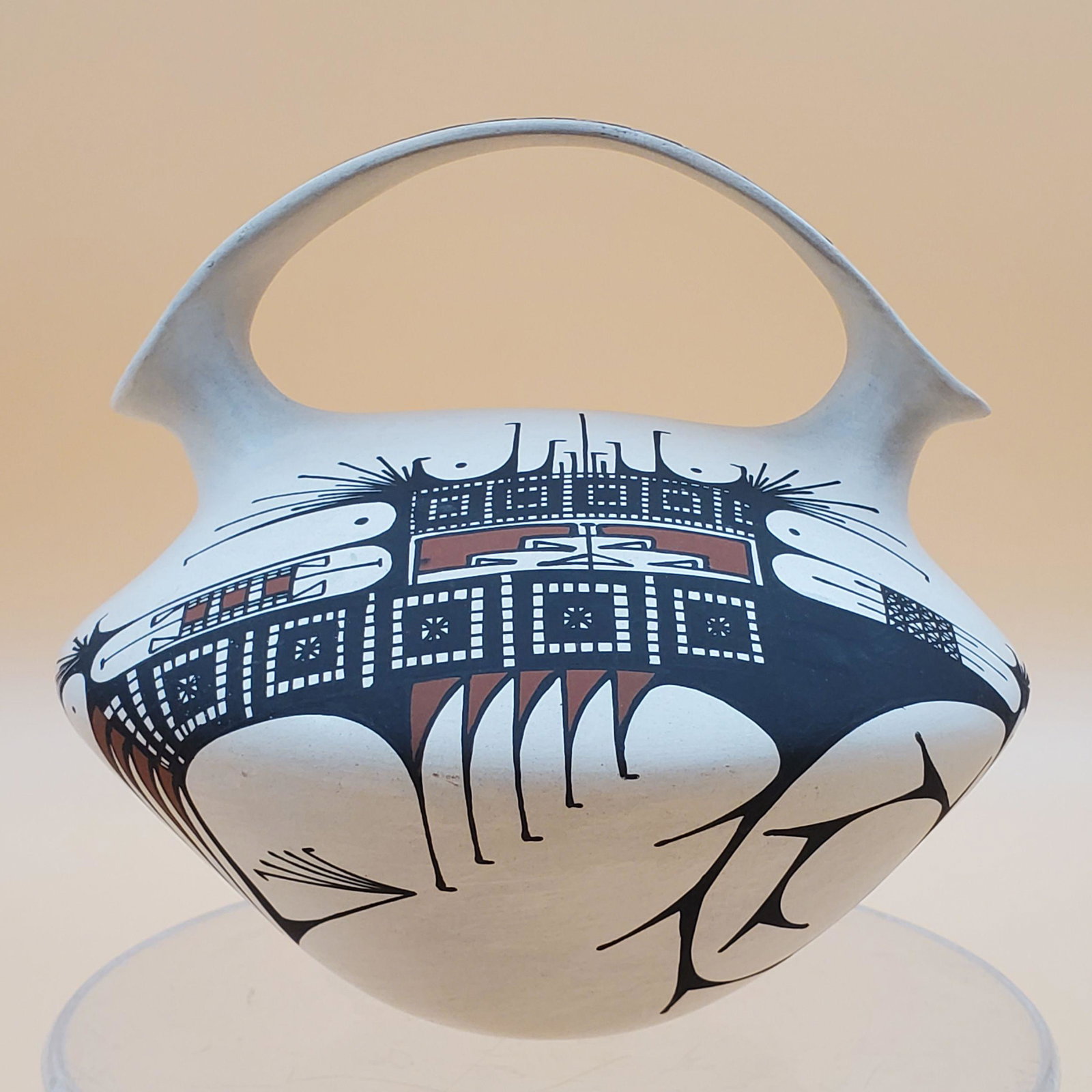 Signed Mata Ortiz Wedding Vase (1 of 8)