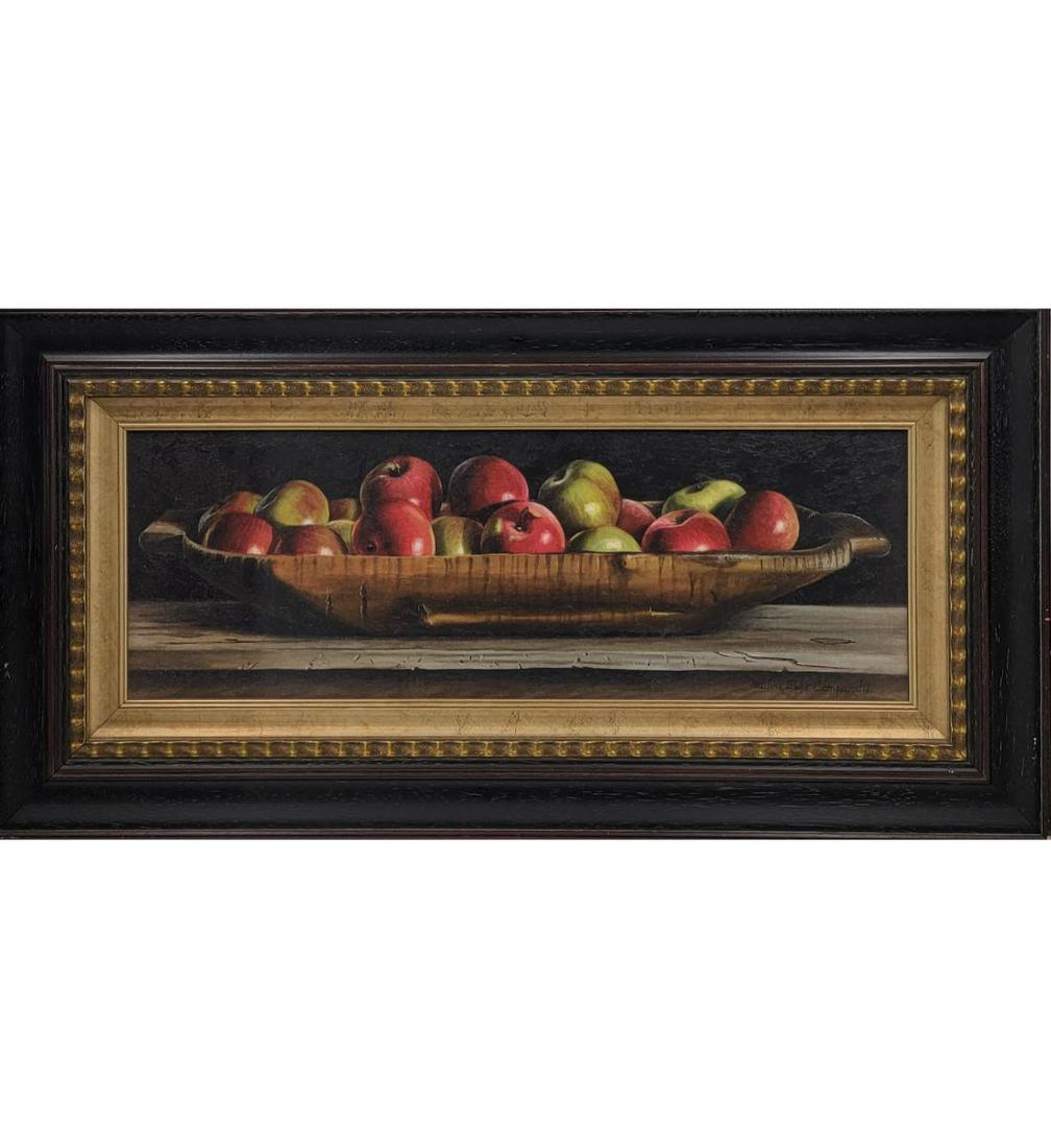 American New Jersey Pauline Campanelli 1943-2001 Still Life Painting Signed Lower Right (1 of 8)