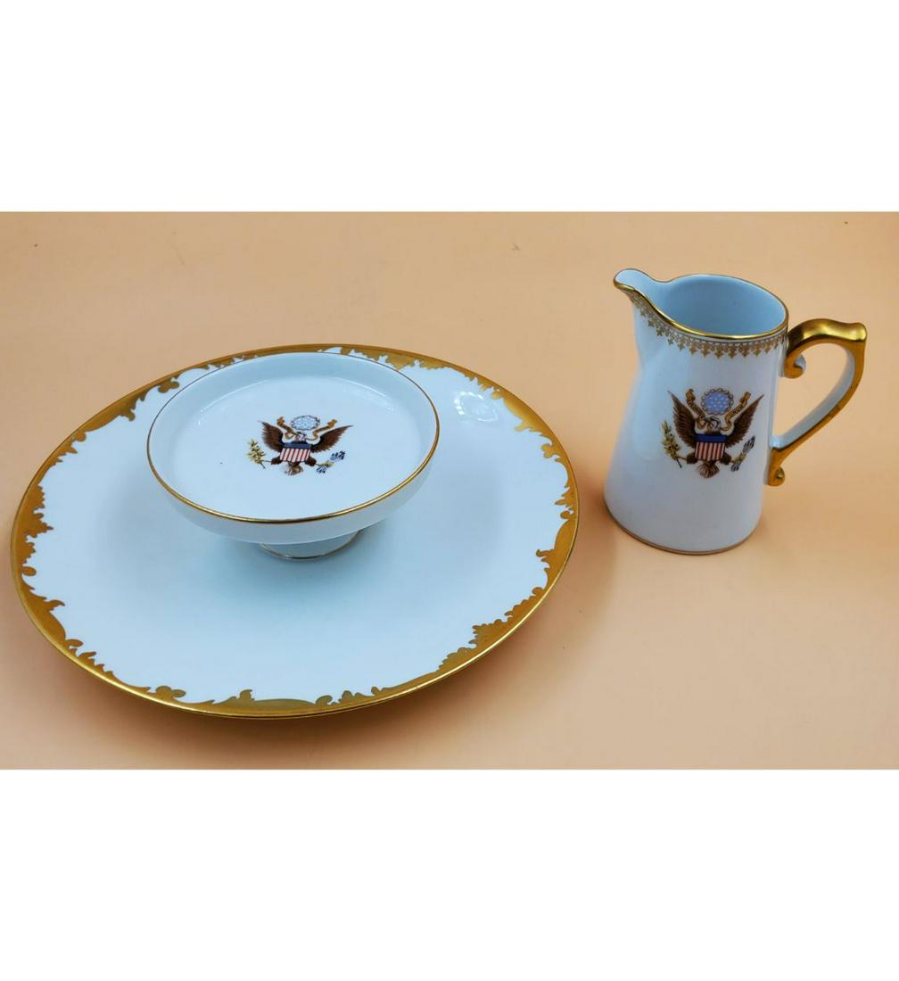 The National Remembrance Shop Washington D.C Limoges Pitcher & 2-Tier Tray (1 of 10)