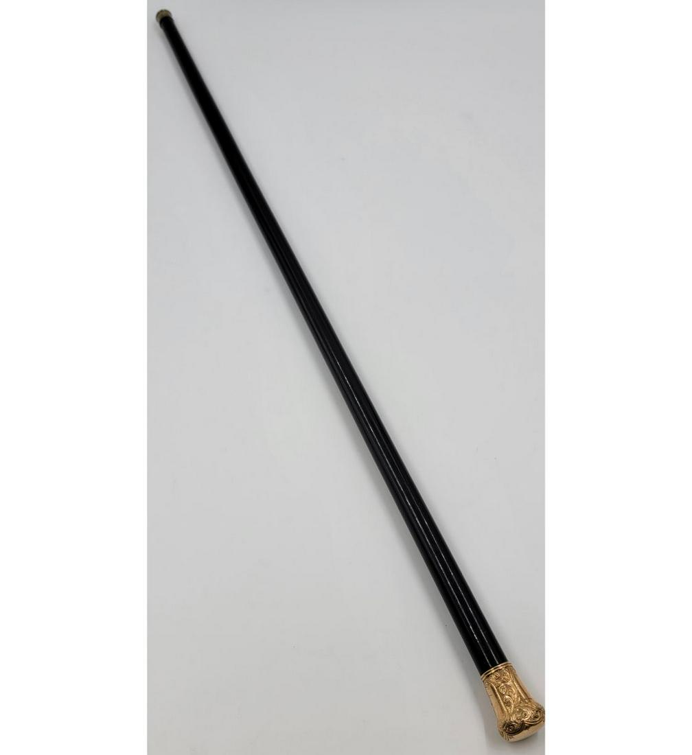 A Vintage Cane With 10-14K Gold Knob, A Sample Of Over 1000 Canes For Future Auctions) (1 of 10)