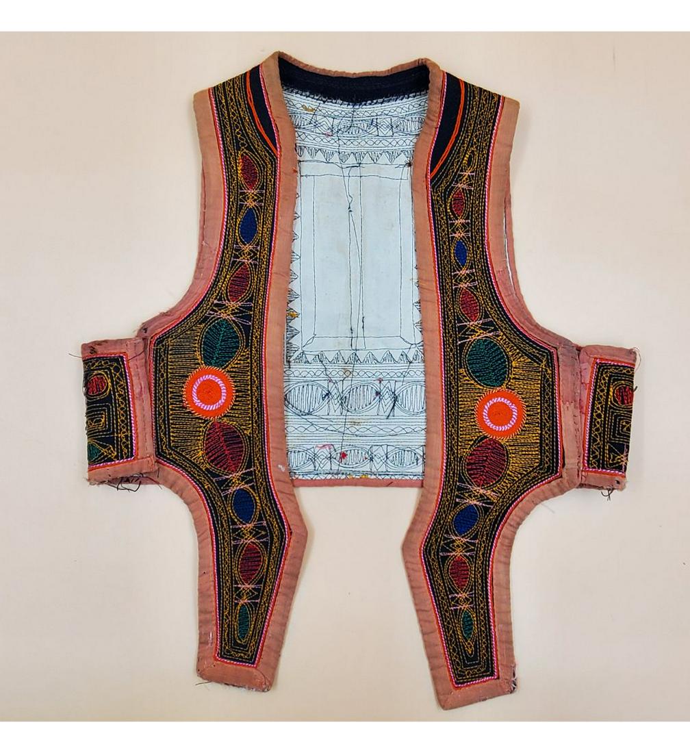 Antique Ottoman Embroidered Vest: Antique Ottoman Embroidered Vest. Please carefully read our terms of sale, shipping information, and request any condition reports or photos prior to placing a bid. Any condition statement is given as