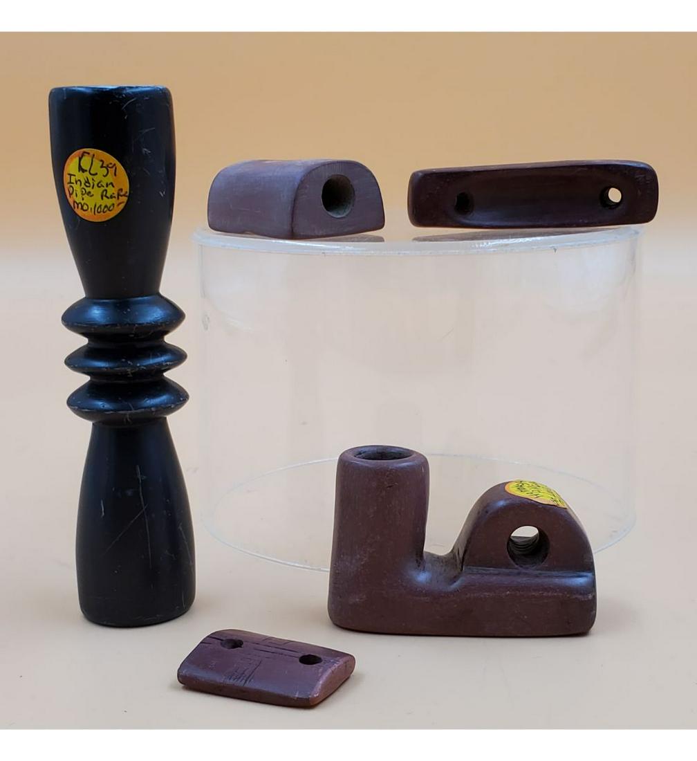 Lot of Native American Pipes & other Artifacts (1 of 17)