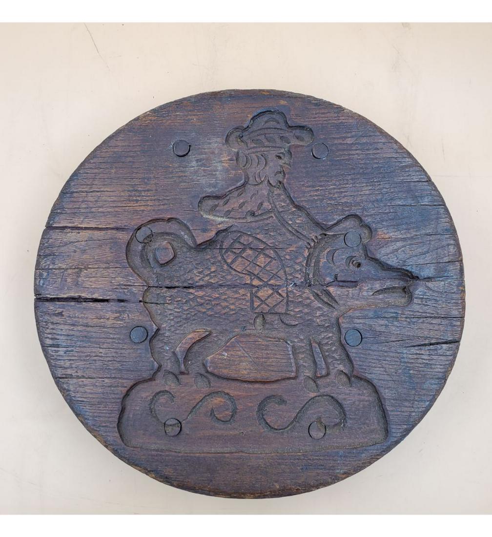 Antique Wooden European Cheese Mold (1 of 3)