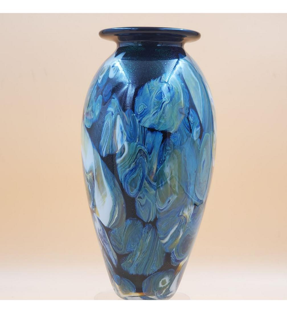 Signed Robert Eickholt Art Glass Vase (1 of 10)