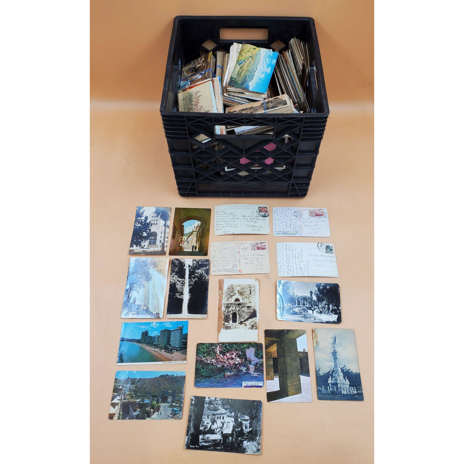 Bunch Lot of 1400+ Lot of Used/Unused Postcards with Stamps, Unresearched (1 of 7)