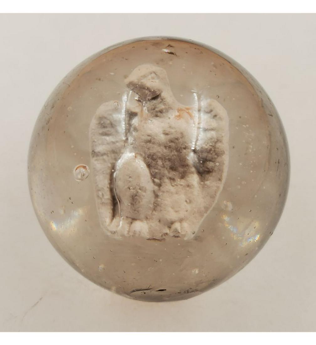 Marbles: Large Sulfide Marble W/Unfurled Wings 33.7 mm (1 of 5)