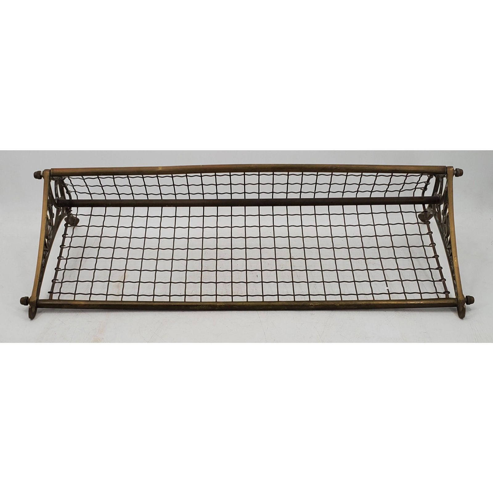 Brass New South Whales Railroad Car Luggage Rack (1 of 8)